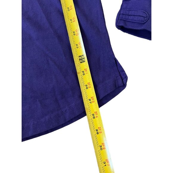 Pressbox Mens Long Sleeve T Shirt Purple Size Large Pullover Round Hem NEW - Picture 7 of 8